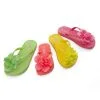 Zebra Trends Slippers Bloem Fluor Groen - SALE