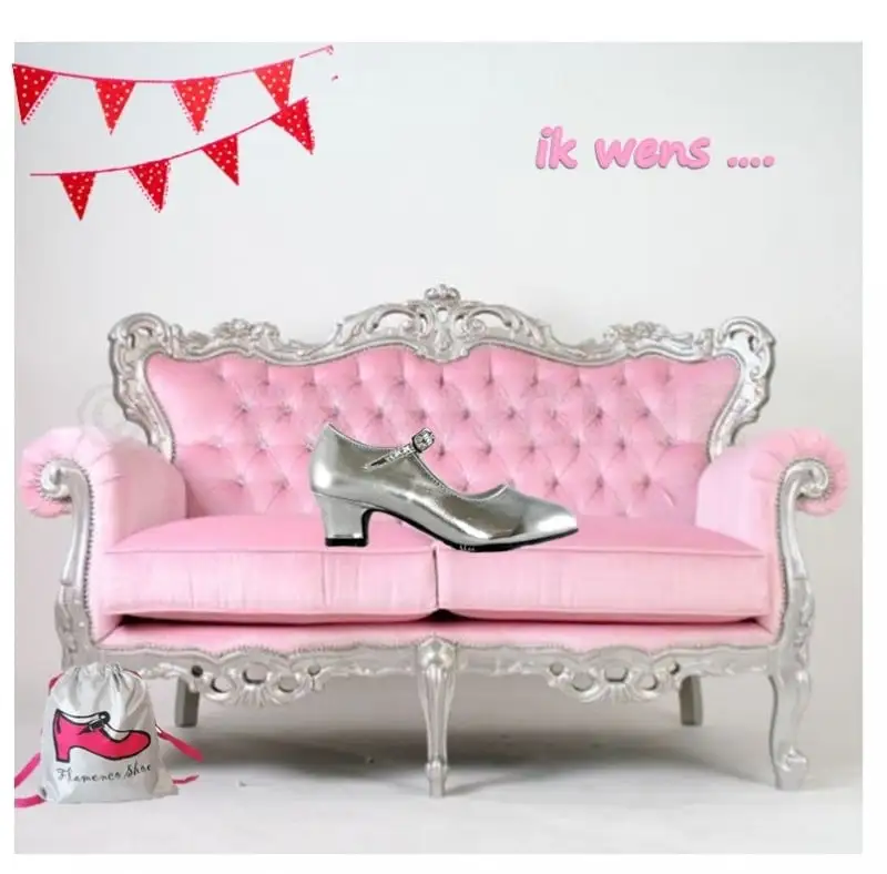 Prinsessen Schoenen Zilver + Gratis Kadootje - Afbeelding 6