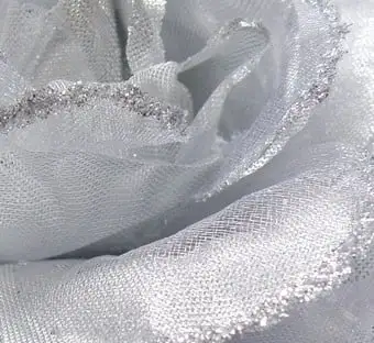 Haarbloem Roos Zilver | Elastiek - Afbeelding 3