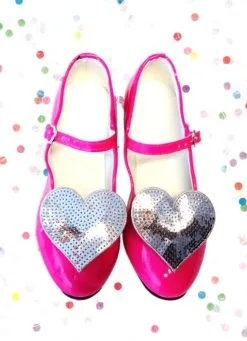 Prinsessen Schoenen Schoenclip - Shoe Clip Hart Zilver