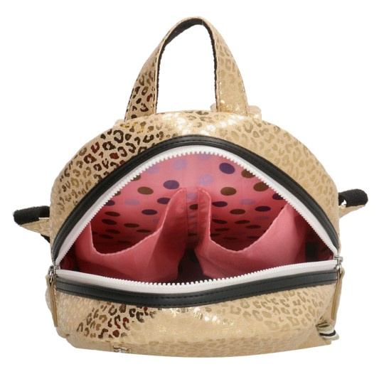 Zebra Rugzak Gold Metalic Leo (s) + Gratis Kadootje - Afbeelding 4