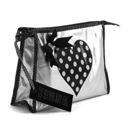 ZEBRA Toilettas Zilver Hart