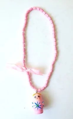 Matroesjka Ketting Roze